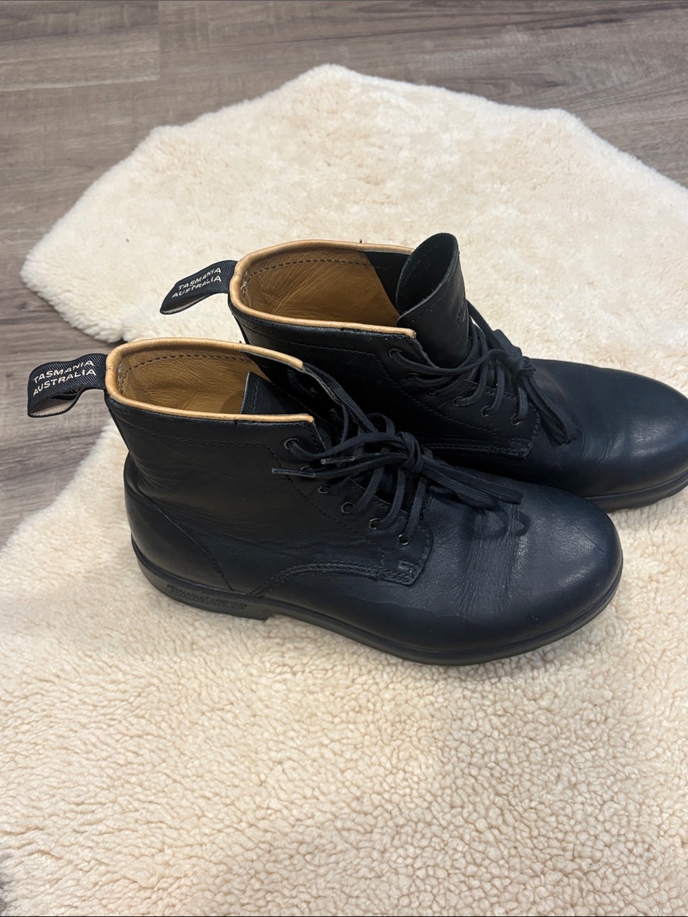 BLUNDSTONE 1938 ORIGINAL LEATHER LINED LACED BOOTS